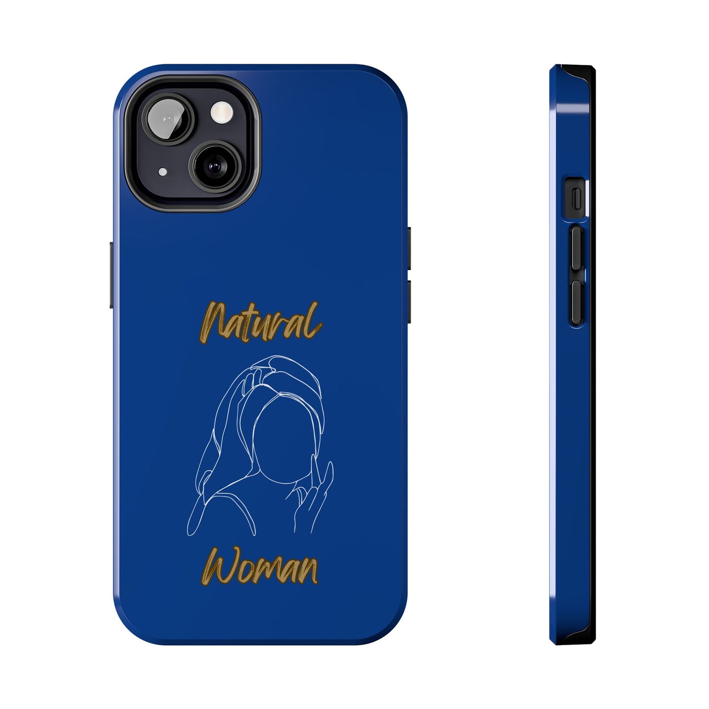 Natural Woman Towel Wrapped (WL)Tough Phone Cases DARK BLUE