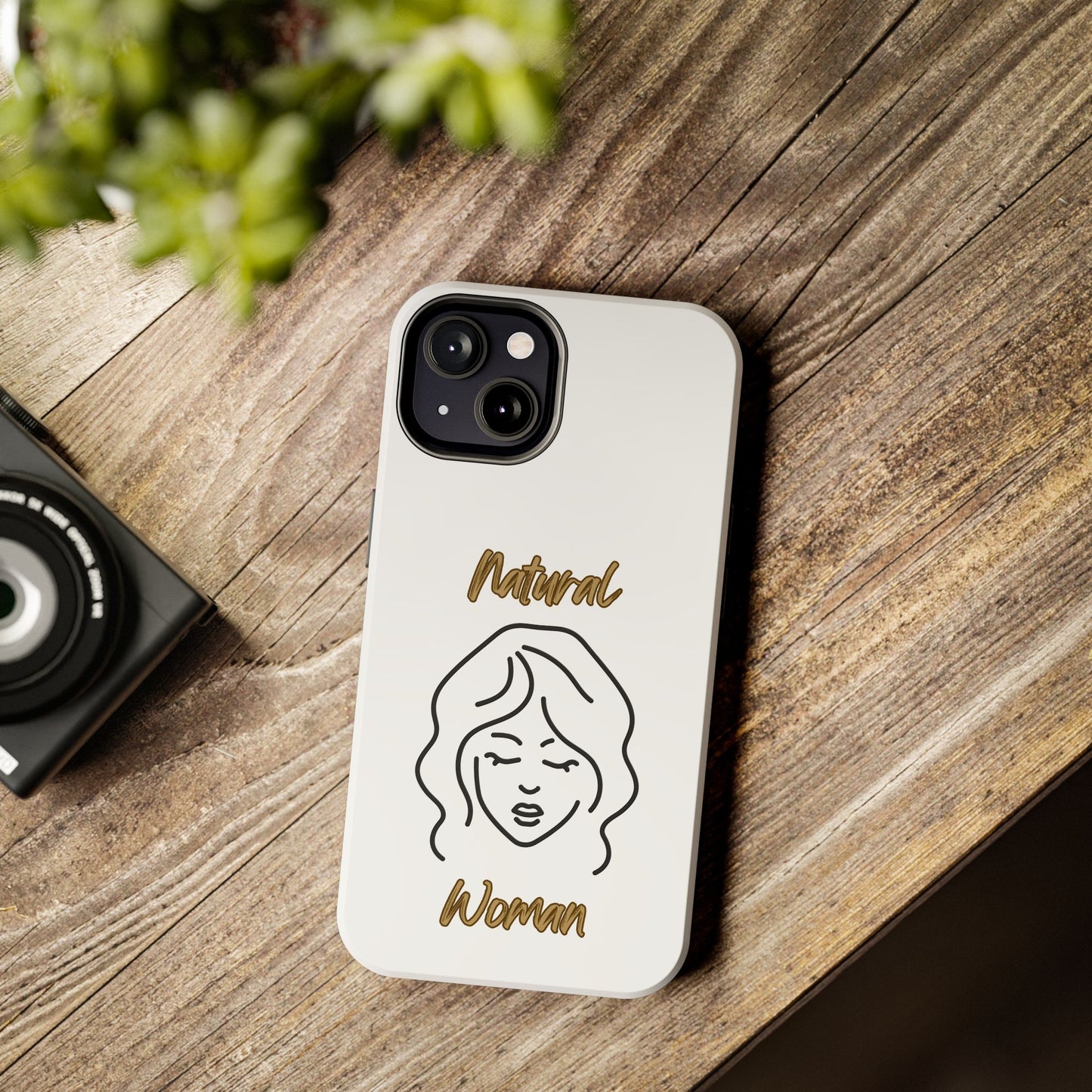 Natural Woman Modest (BL)Tough Phone Cases WHITE
