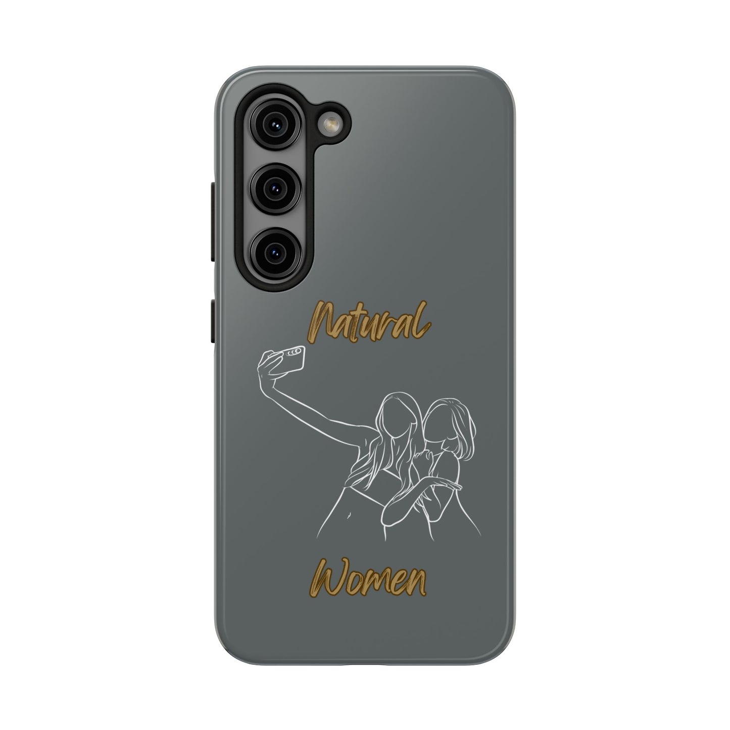 Natural Woman Friends Selfie (WL)Tough Phone Cases DARK GREY