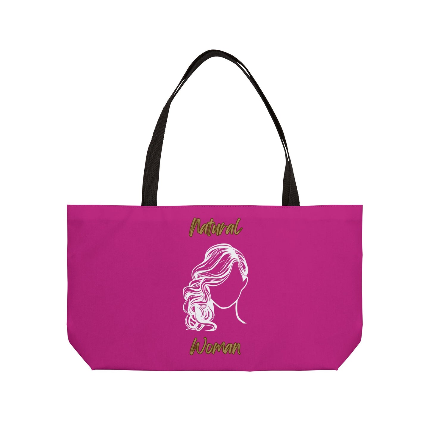 Natural Woman Long Curl (WL) Weekender Tote Bag PINK