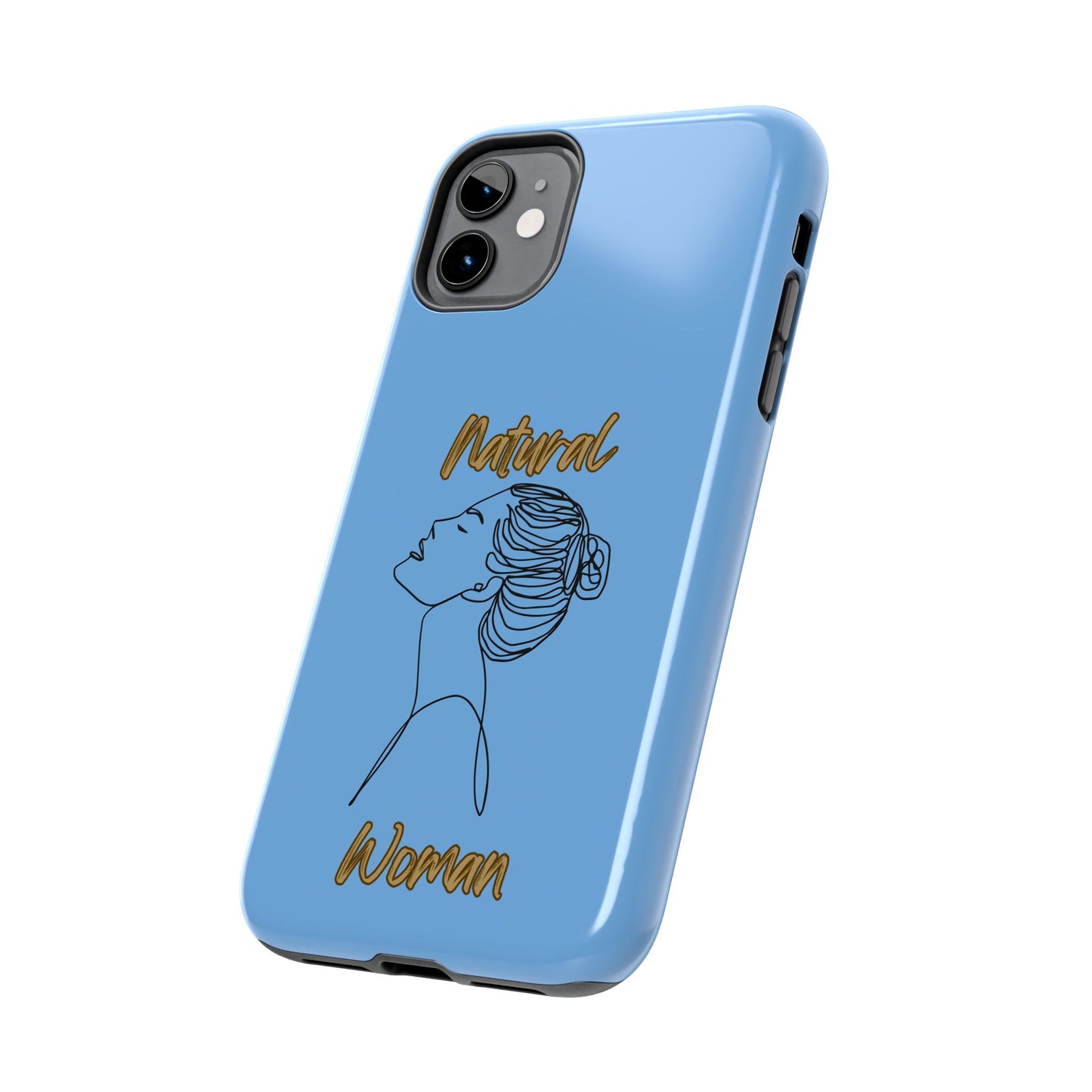 Natural Woman Wet Bun (BL) Tough Phone Cases LIGHT BLUE