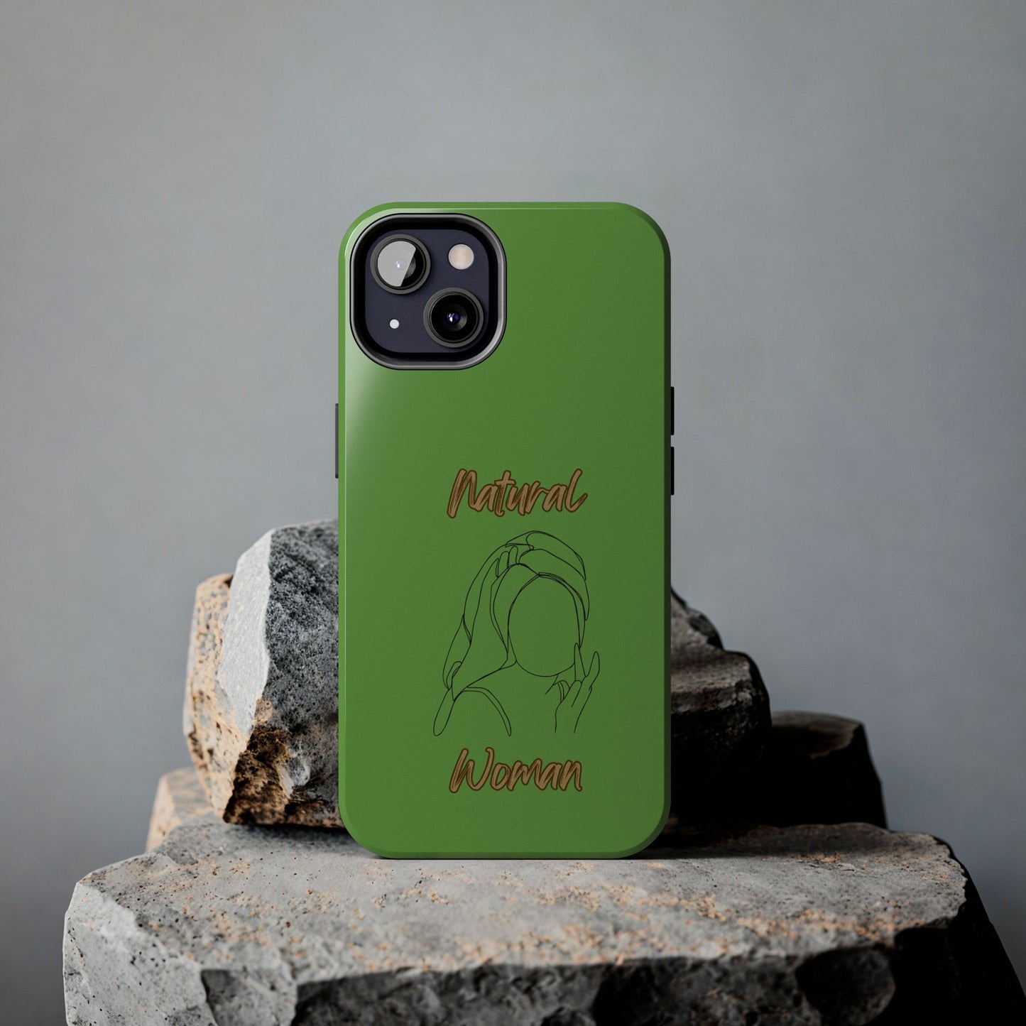Natural Woman Towel Wrapped (BL)Tough Phone Cases GREEN