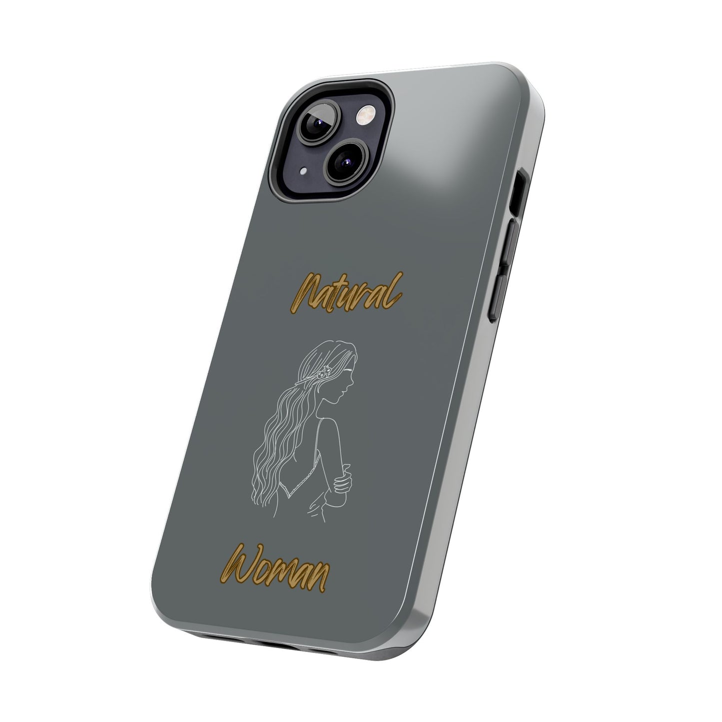 Natural Woman Young Woman (WL)Tough Phone Cases DARK GREY