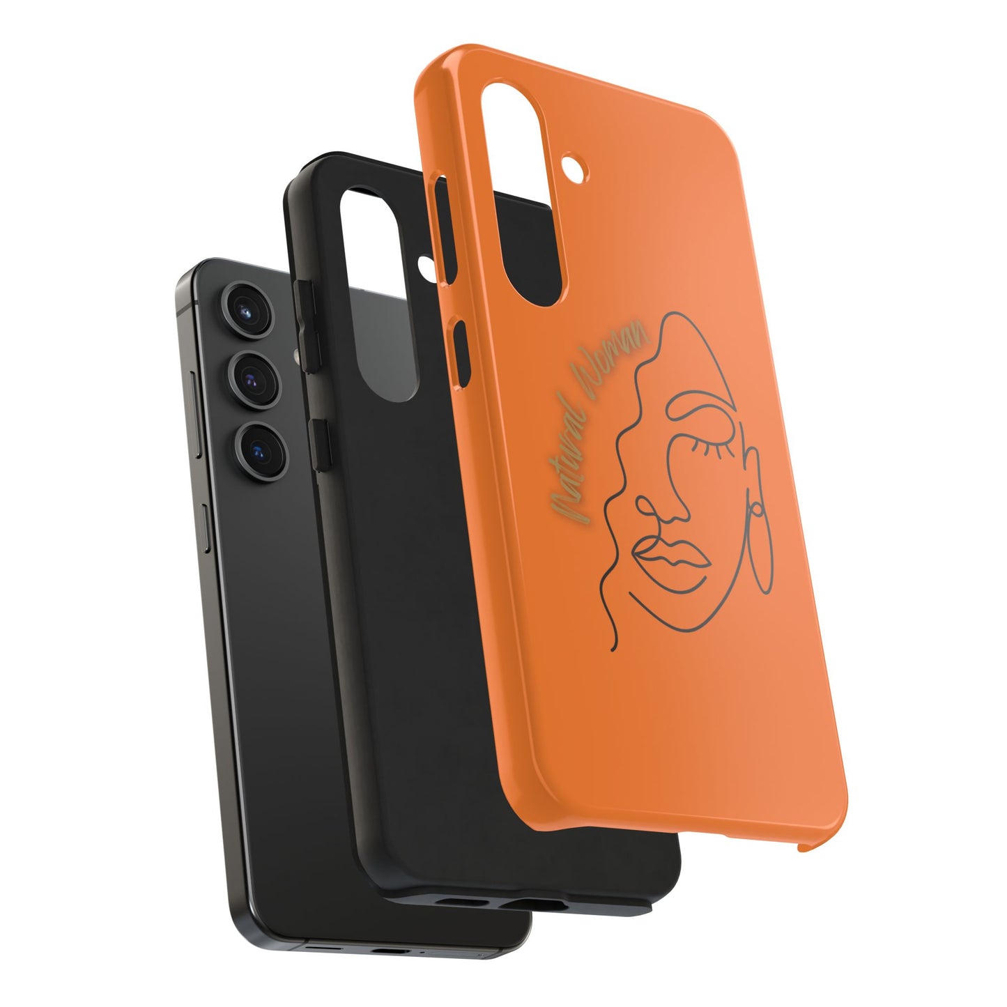 Natural Woman Half Face (BL)Tough Phone Case CRUSTA