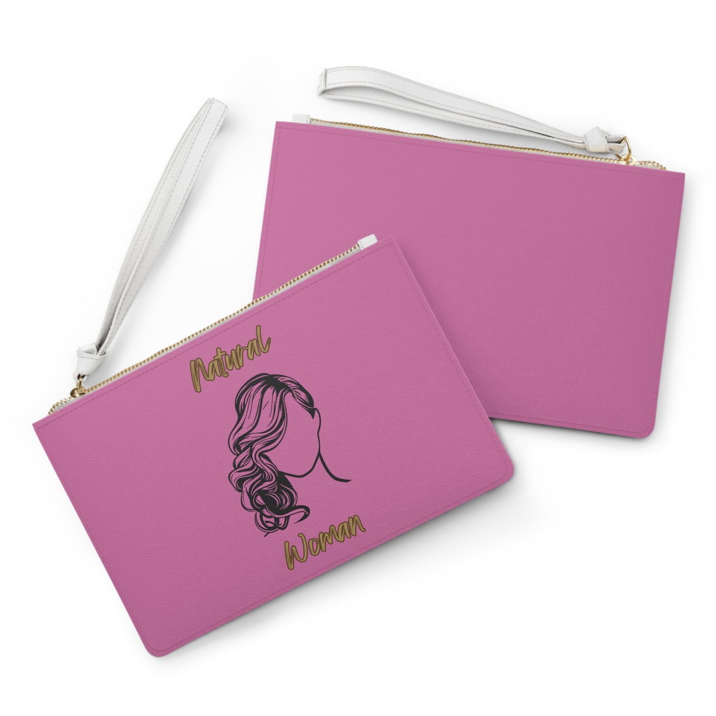 Natural Woman Long Curl (BL) Clutch Bag LIGHT PINK