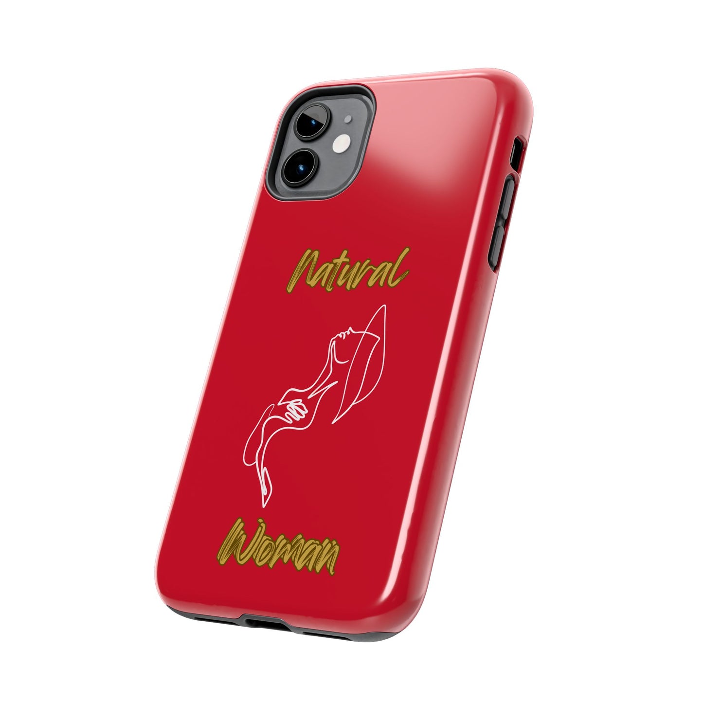 Natural Woman Free (WL)Tough Phone Cases DARK RED
