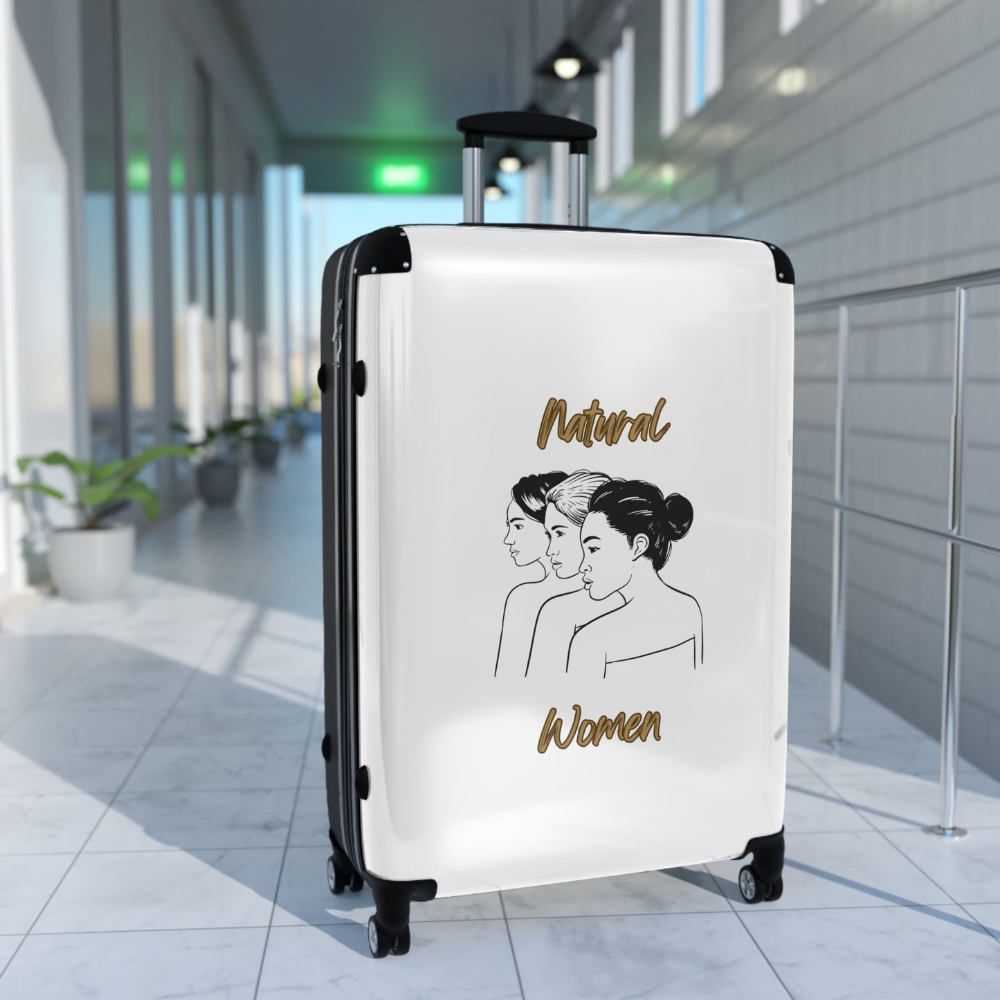 Natural Woman United Friends (BL) Suitcase WHITE