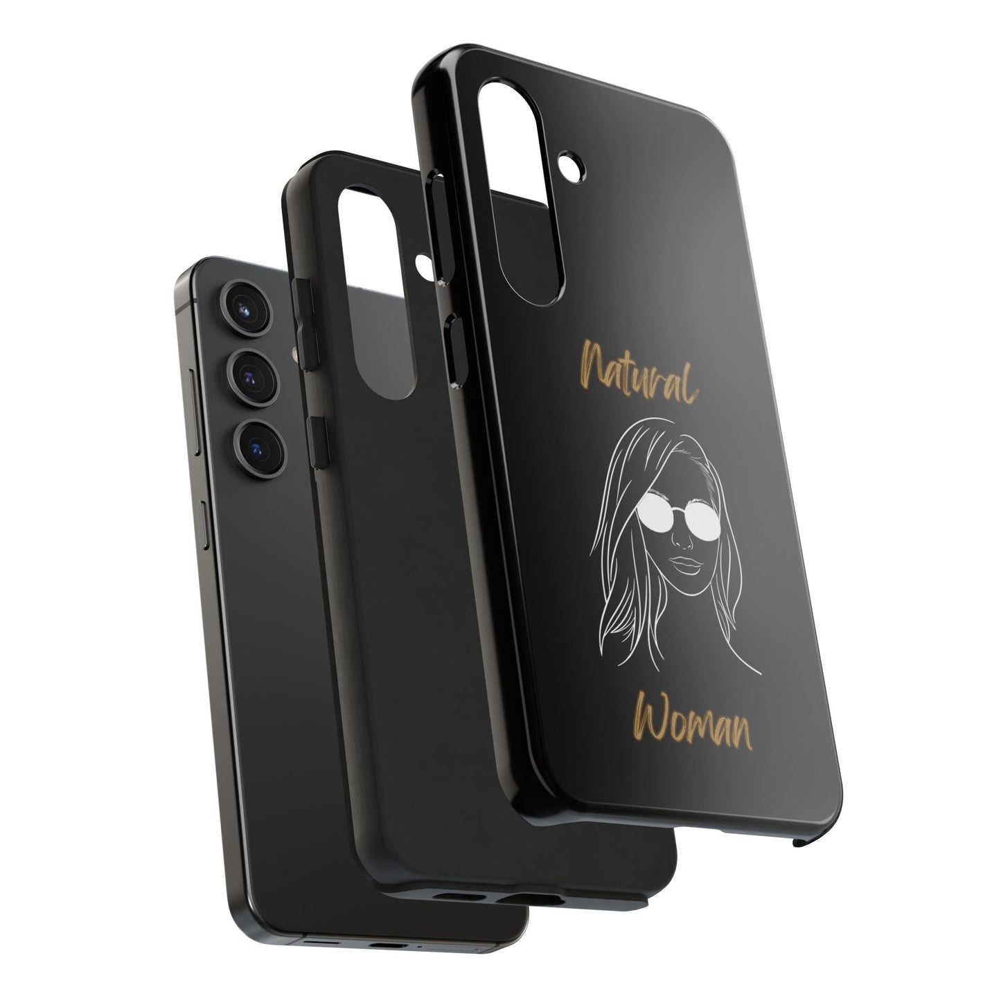 Natural Woman Shades (WL)Tough Phone Cases BLACK
