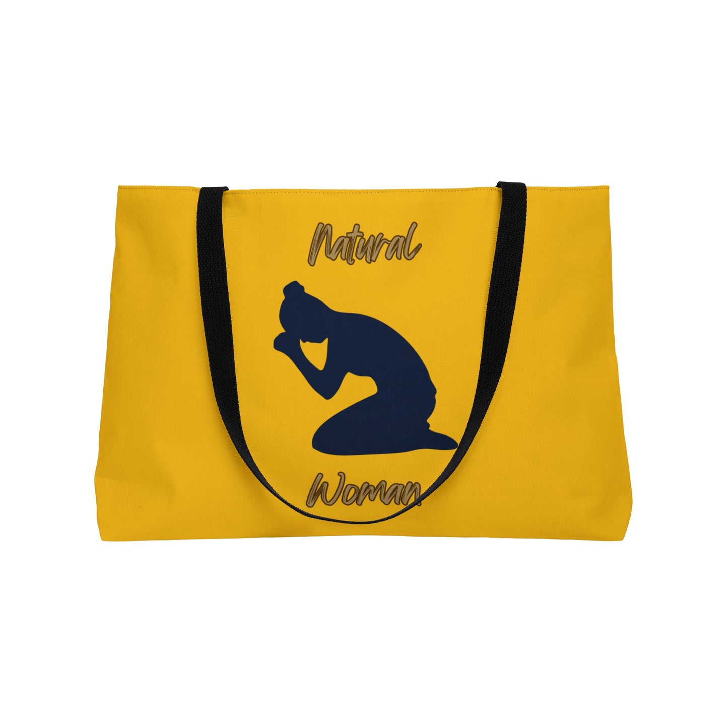 Natural Woman Pray (BL) Weekender Tote Bag YELLOW