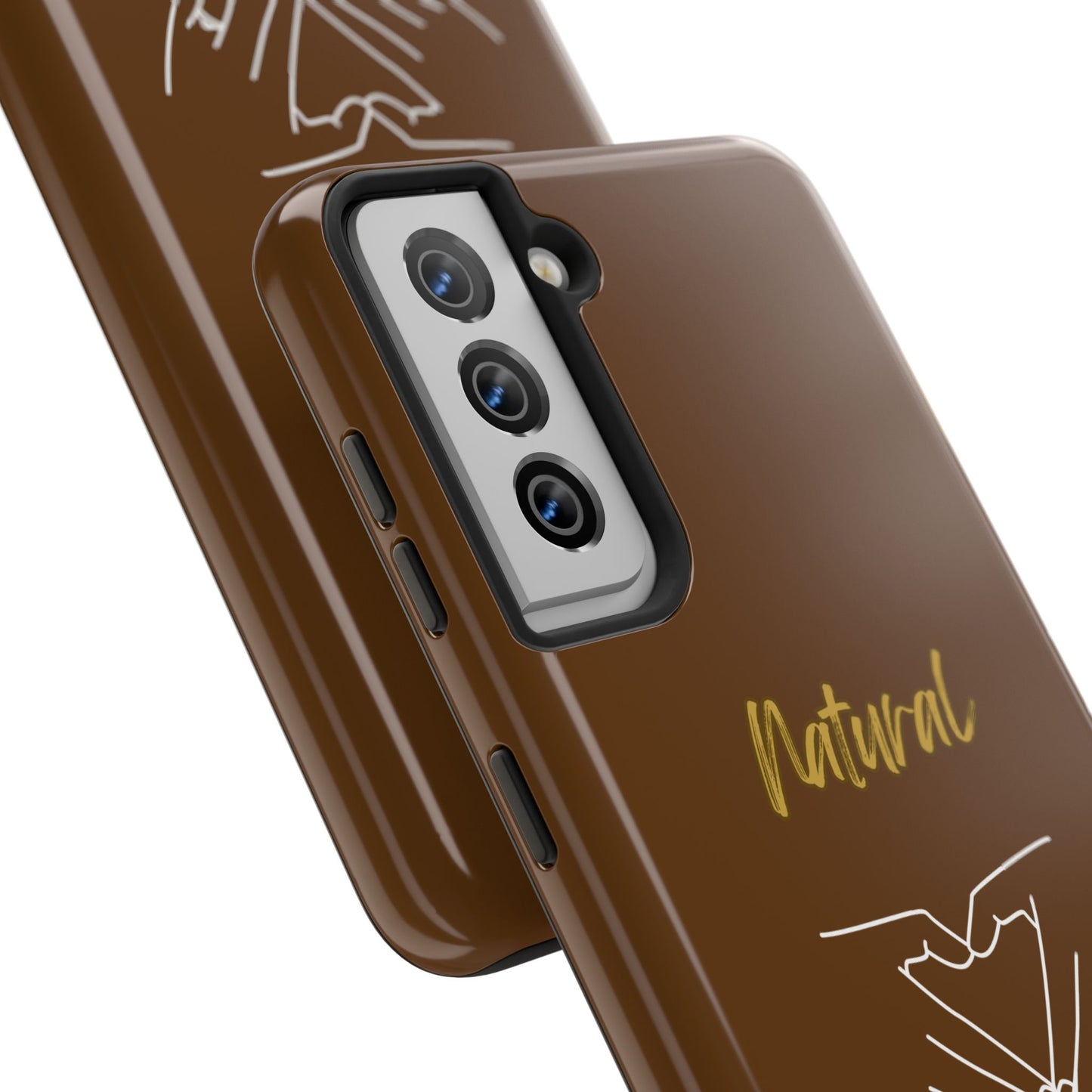 Natural Woman I Love You (WL)Tough Phone Cases BROWN