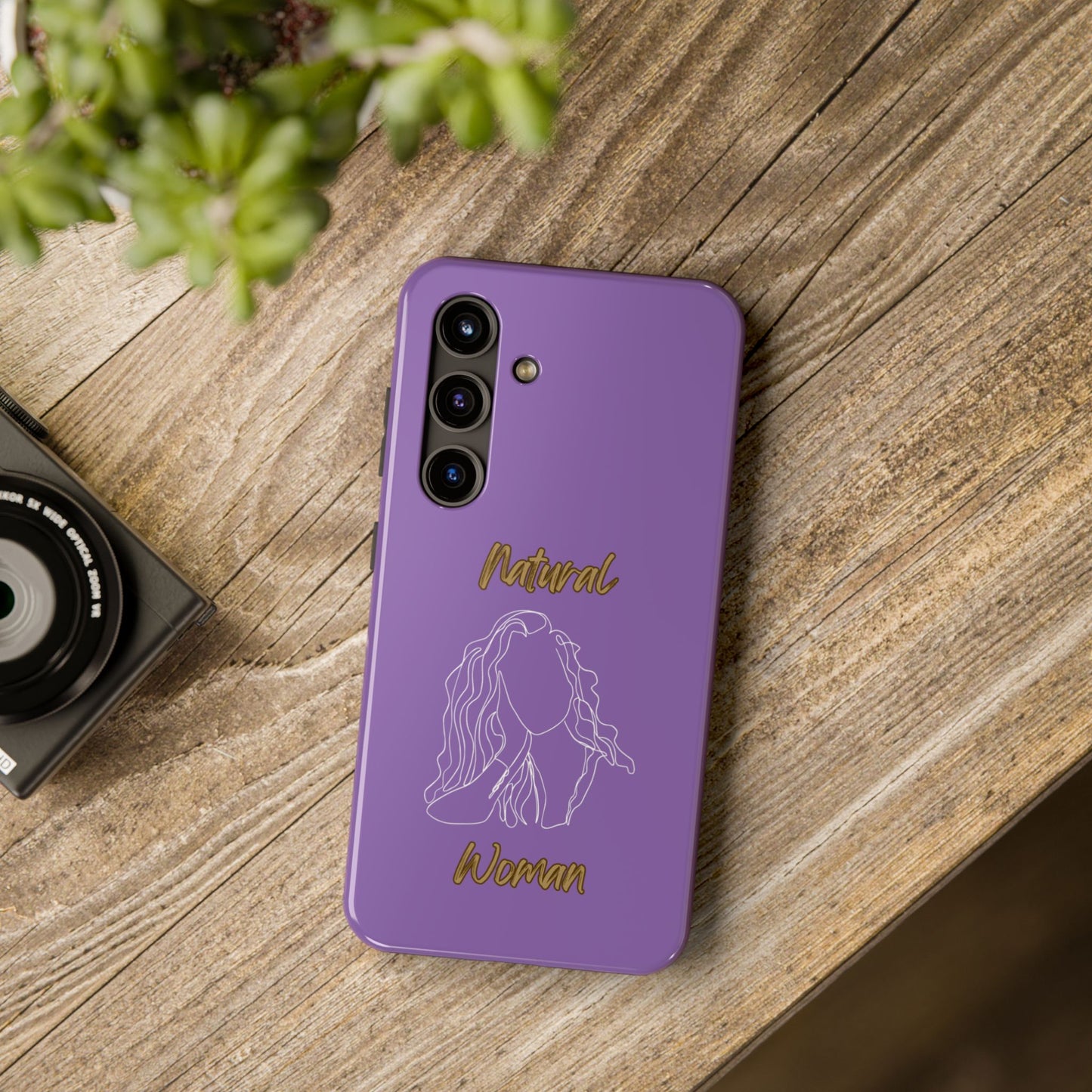 Natural Woman Relaxed (WL) Tough Phone Cases LIGHT PURPLE