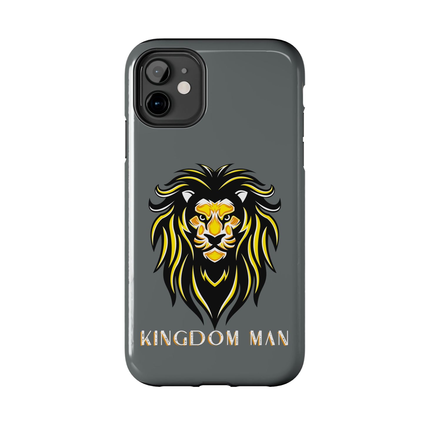 Kingdom Man (White-Gold Label) Tough Phone Case DARK GREY