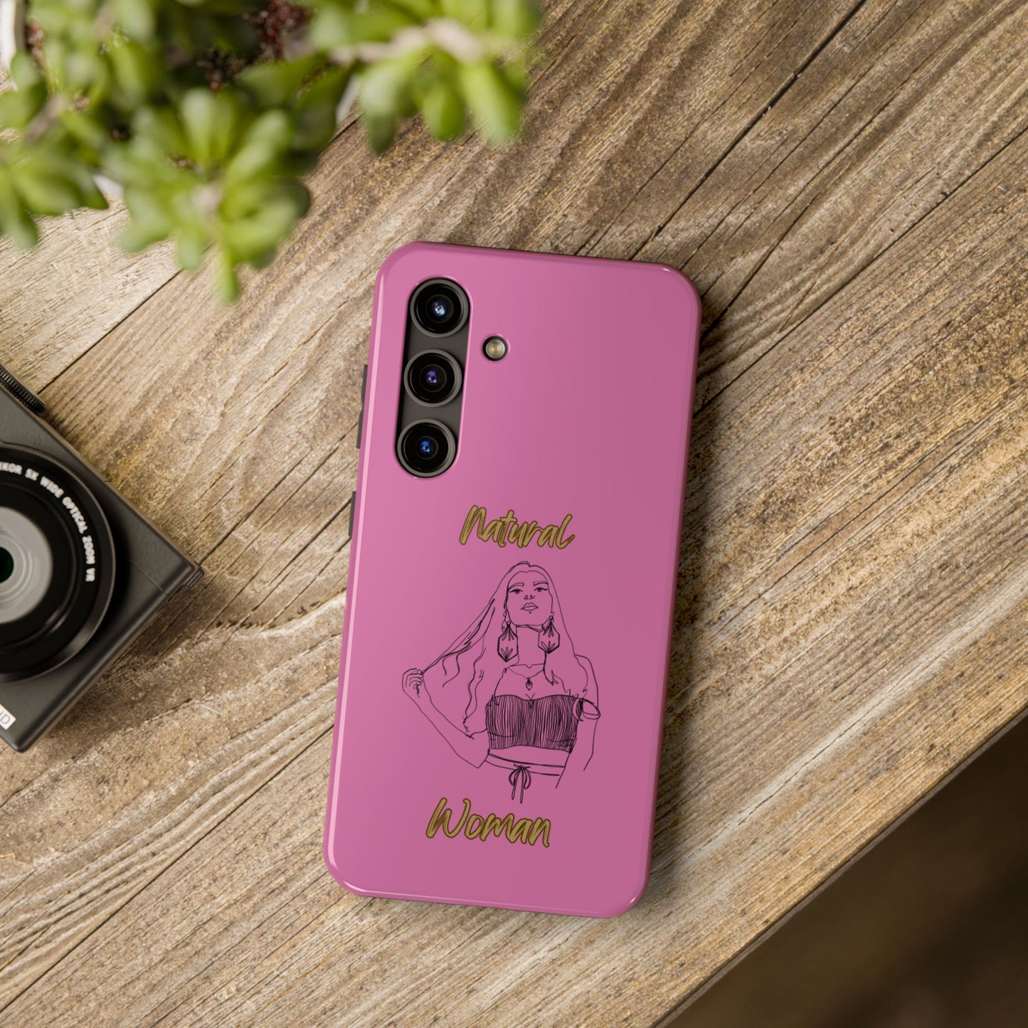 Natural Woman Thinking (BL)Tough Phone Cases LIGHT PINK