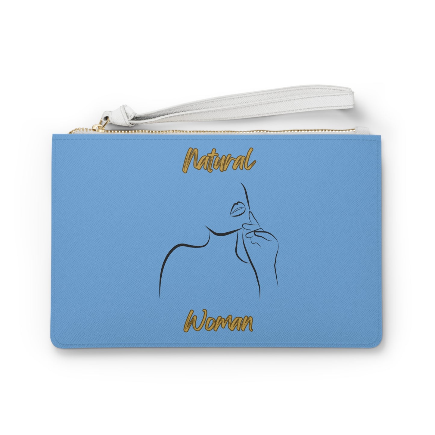 Natural Woman Chin Up (BL) Clutch Bag LIGHT BLUE