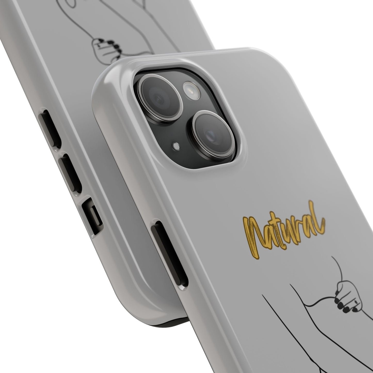 Natural Woman Loved In & Out (BL)Tough Phone Cases LIGHT GREY