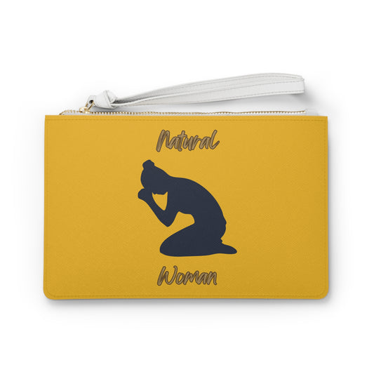 Natural Woman Pray (BL) Clutch Bag YELLOW