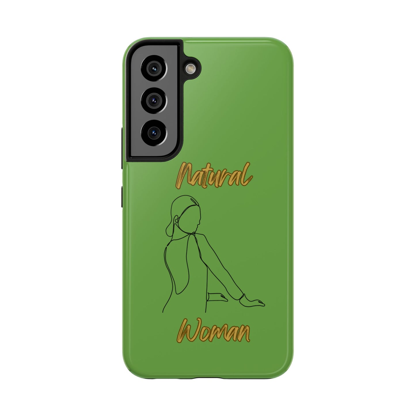 Natural Woman Hands Free (BL)Tough Phone Cases GREEN