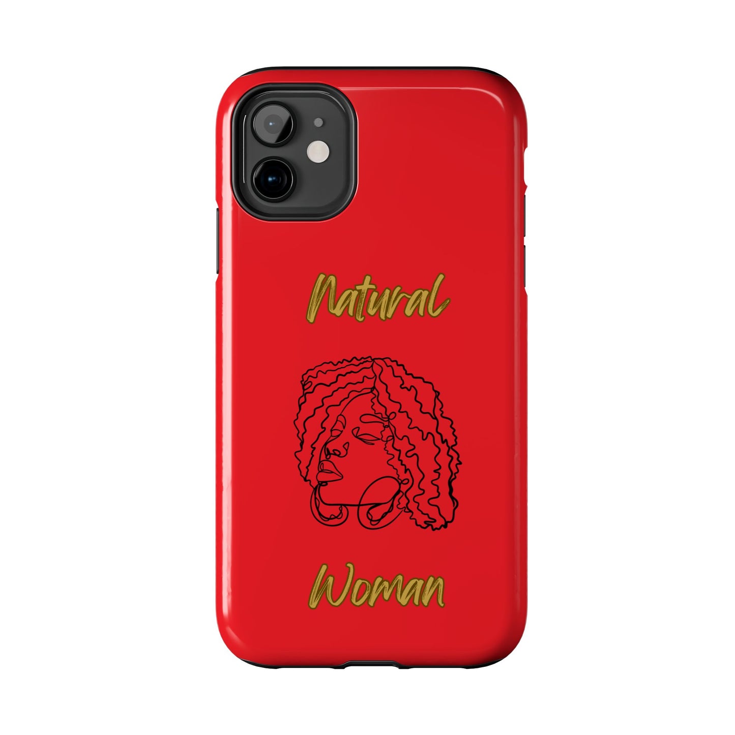 Natural Woman Naturally Me (BL)Tough Phone Cases RED