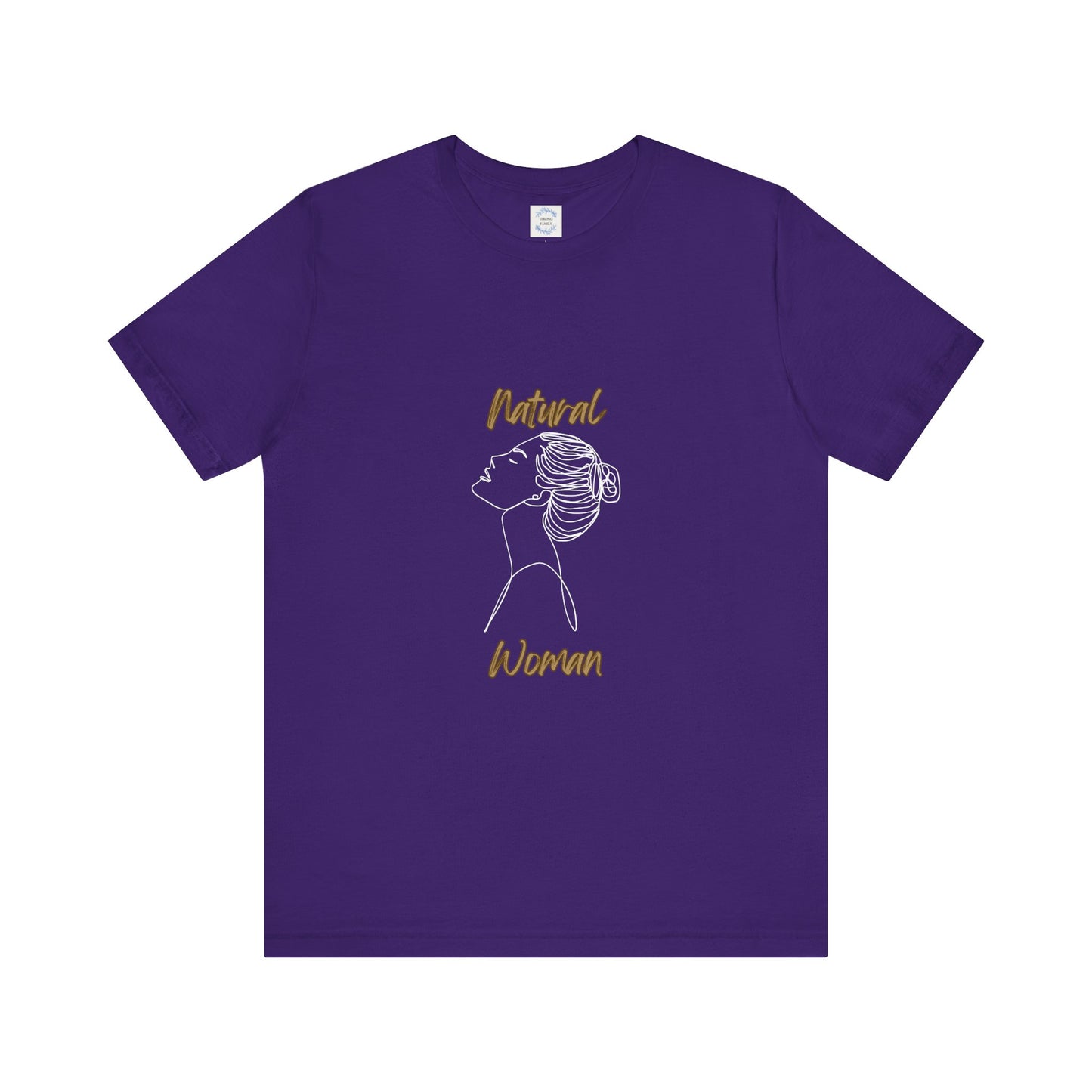 Natural Woman Wet Bun  (WL) Short Sleeve T-Shirt