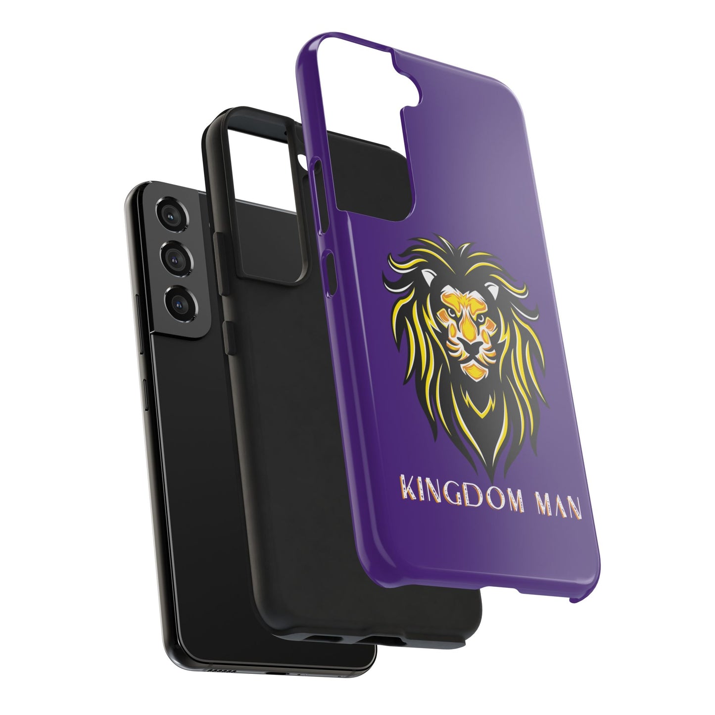 Kingdom Man (White-Gold Label) Tough Phone Case PURPLE