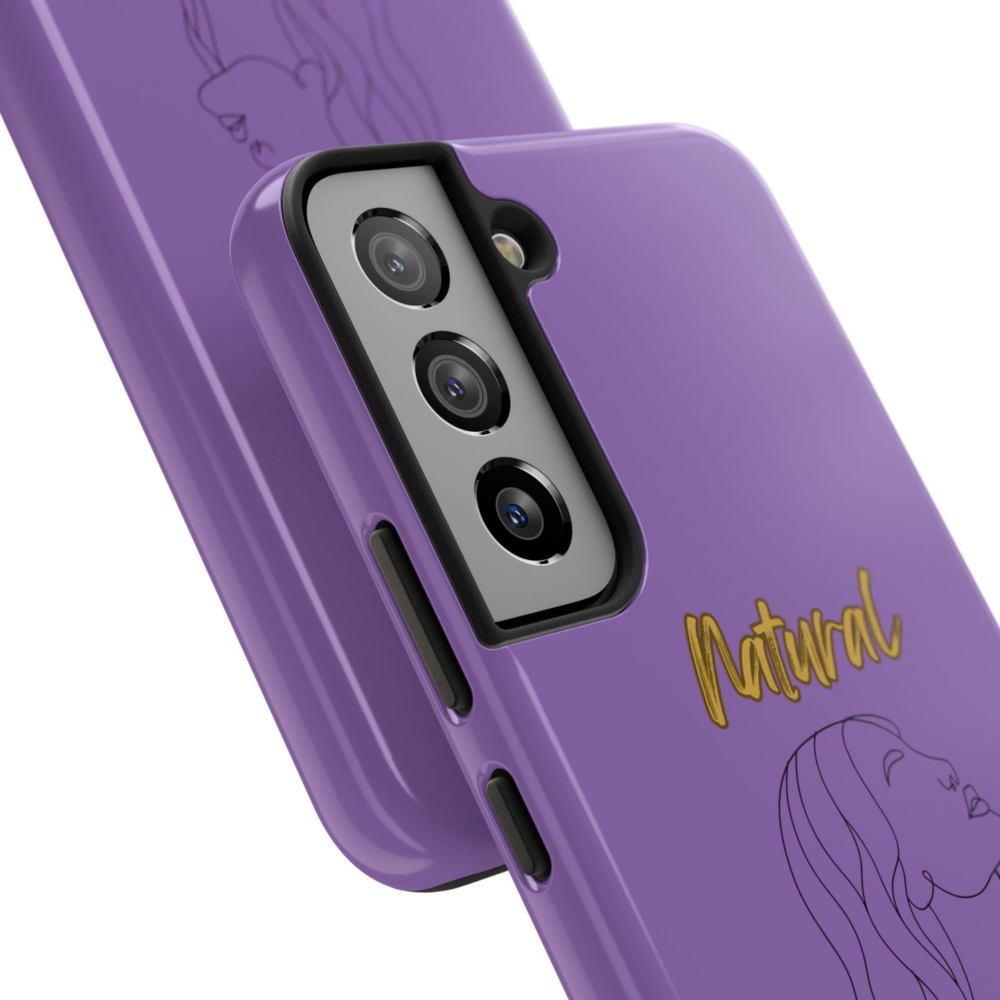 Natural Woman Breeze On Face (BL)Tough Phone Cases LIGHT PURPLE