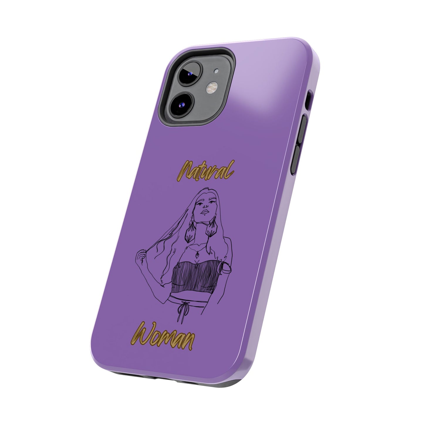 Natural Woman Thinking (BL)Tough Phone Cases LIGHT PURPLE