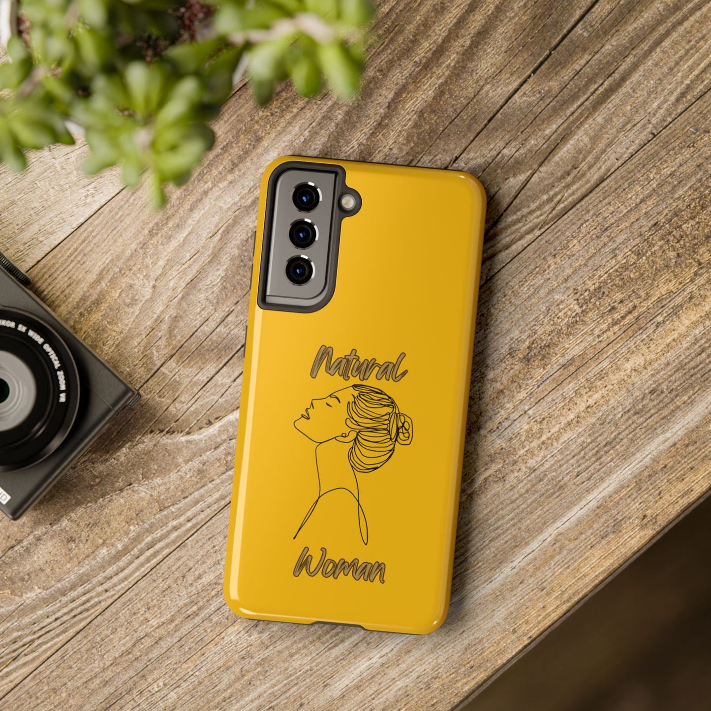Natural Woman Wet Bun (BL) Tough Phone Cases YELLOW