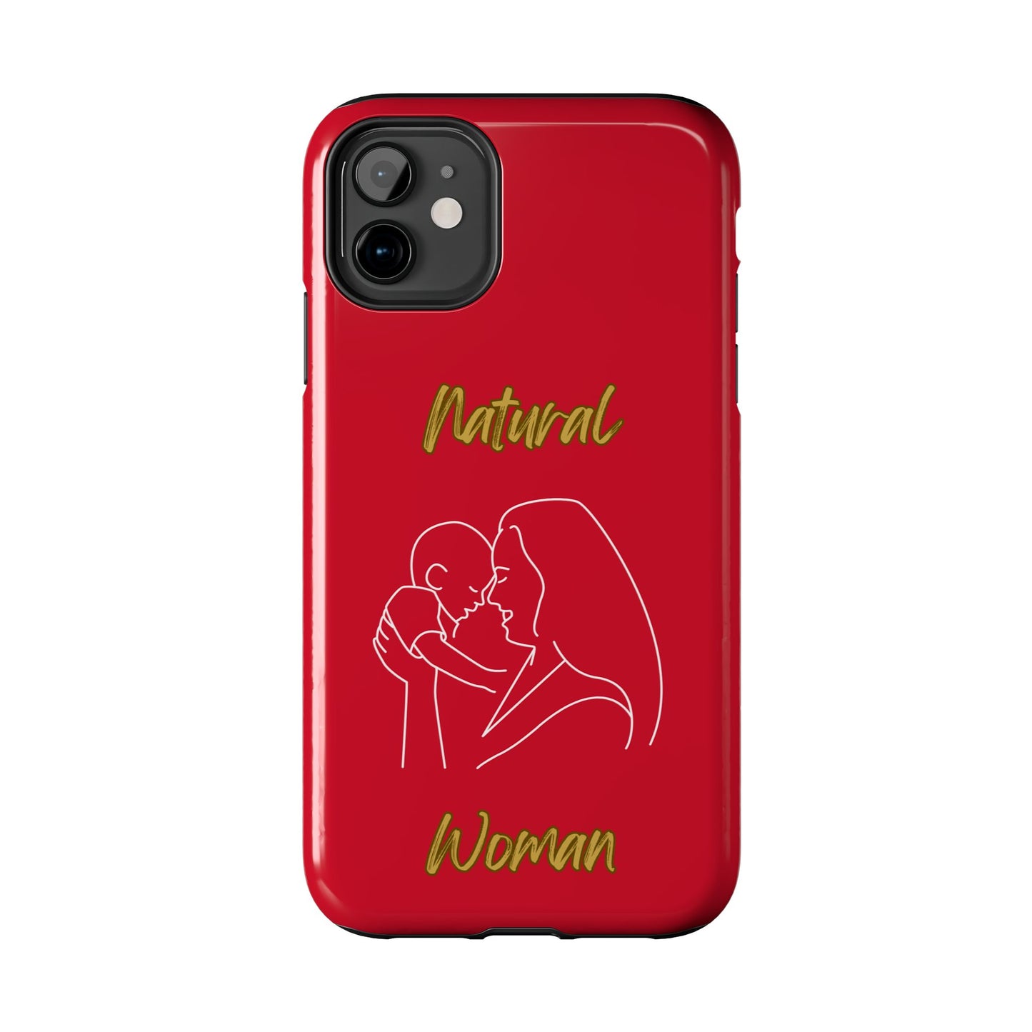 Natural Woman Joy (WL) Tough Phone Cases DARK RED