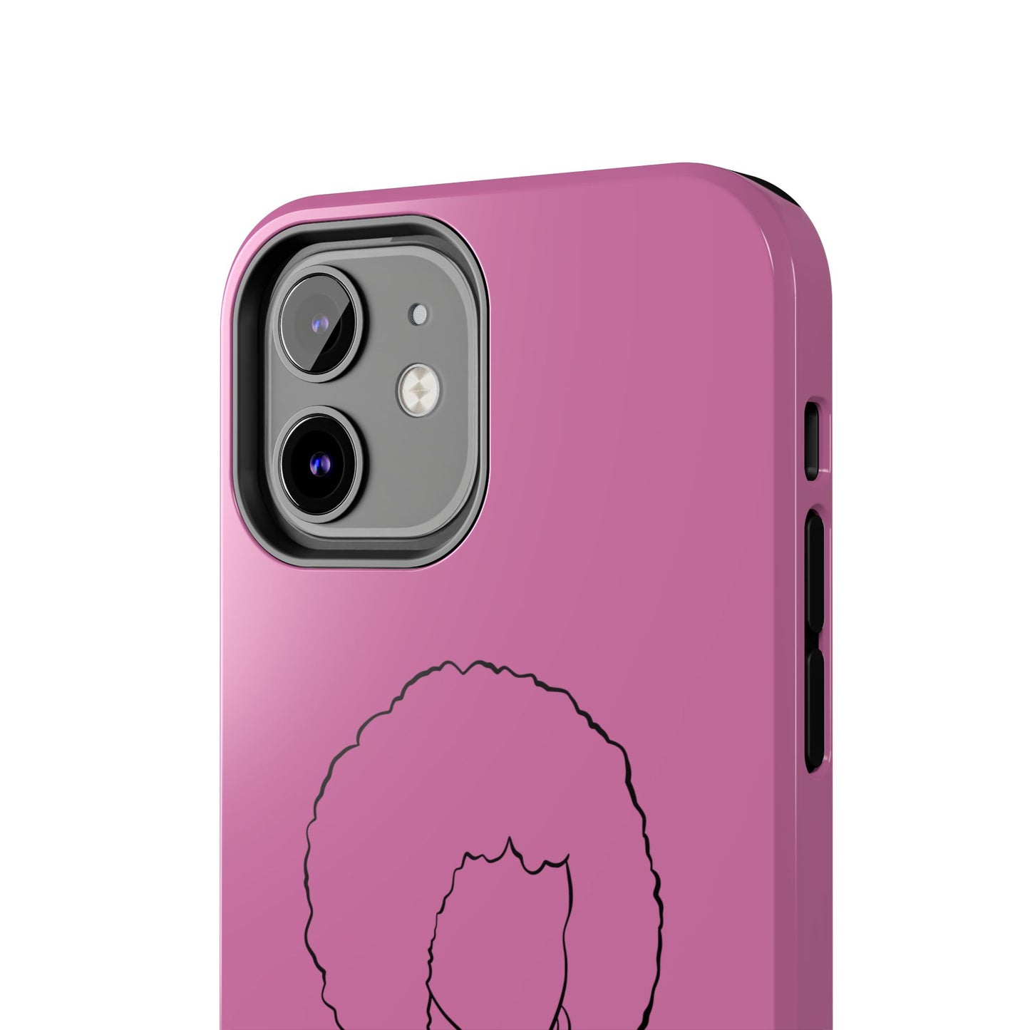 Natural Woman Afro (BL)Tough Phone Cases LIGHT PINK