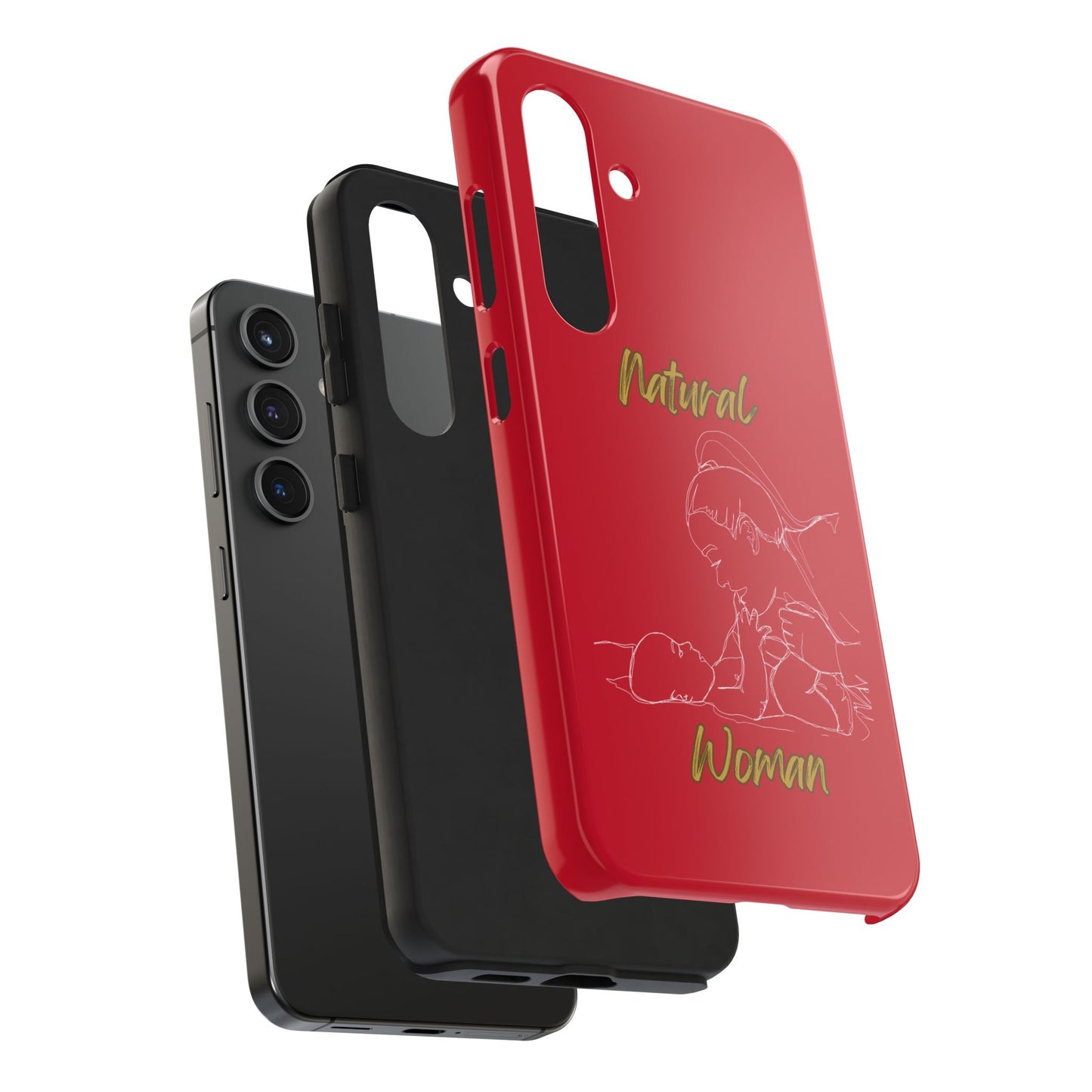 Natural Woman New Life (WL)Tough Phone Cases DARK RED