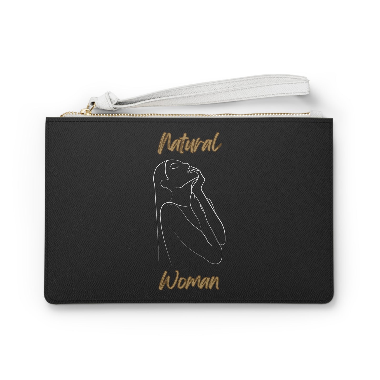 Natural Woman Thank You (WL) Clutch Bag BLACK