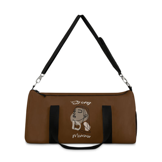 Strong Momma (WL) Duffel Bag BROWN