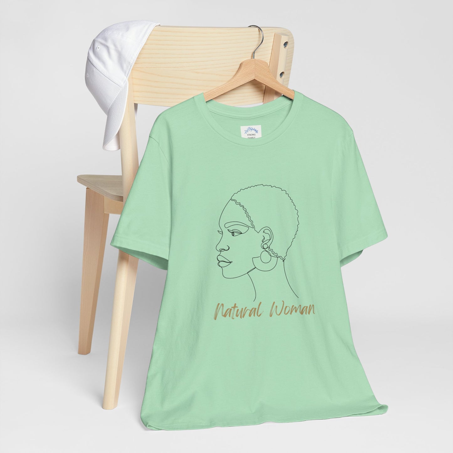 NATURAL WOMAN Finger Waves (BL) Short Sleeve T-Shirt