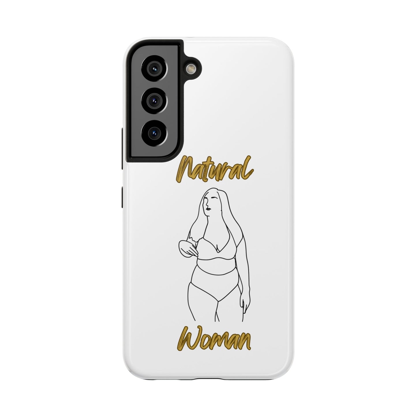 Natural Woman Full Beauty (BL)Tough Phone Cases WHITE