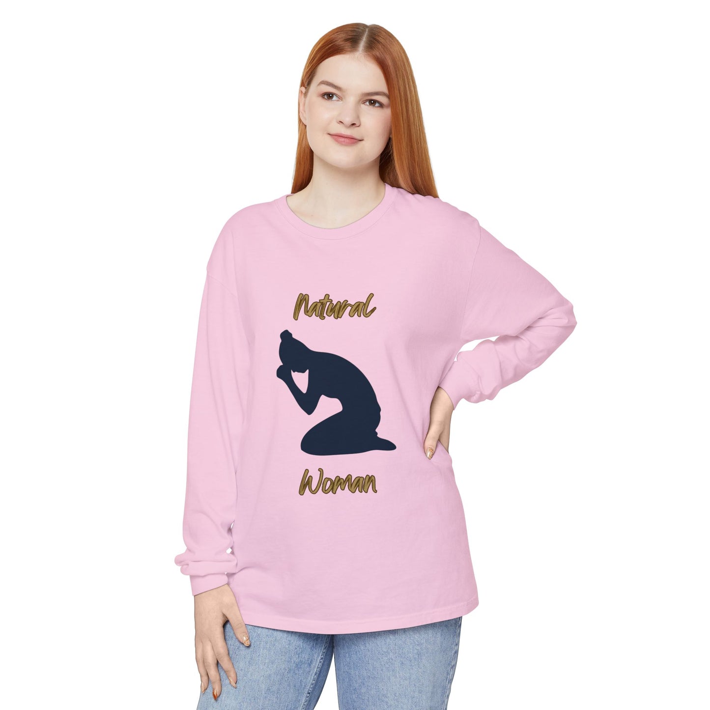 Natural Woman Pray (BL) Long Sleeve T-Shirt