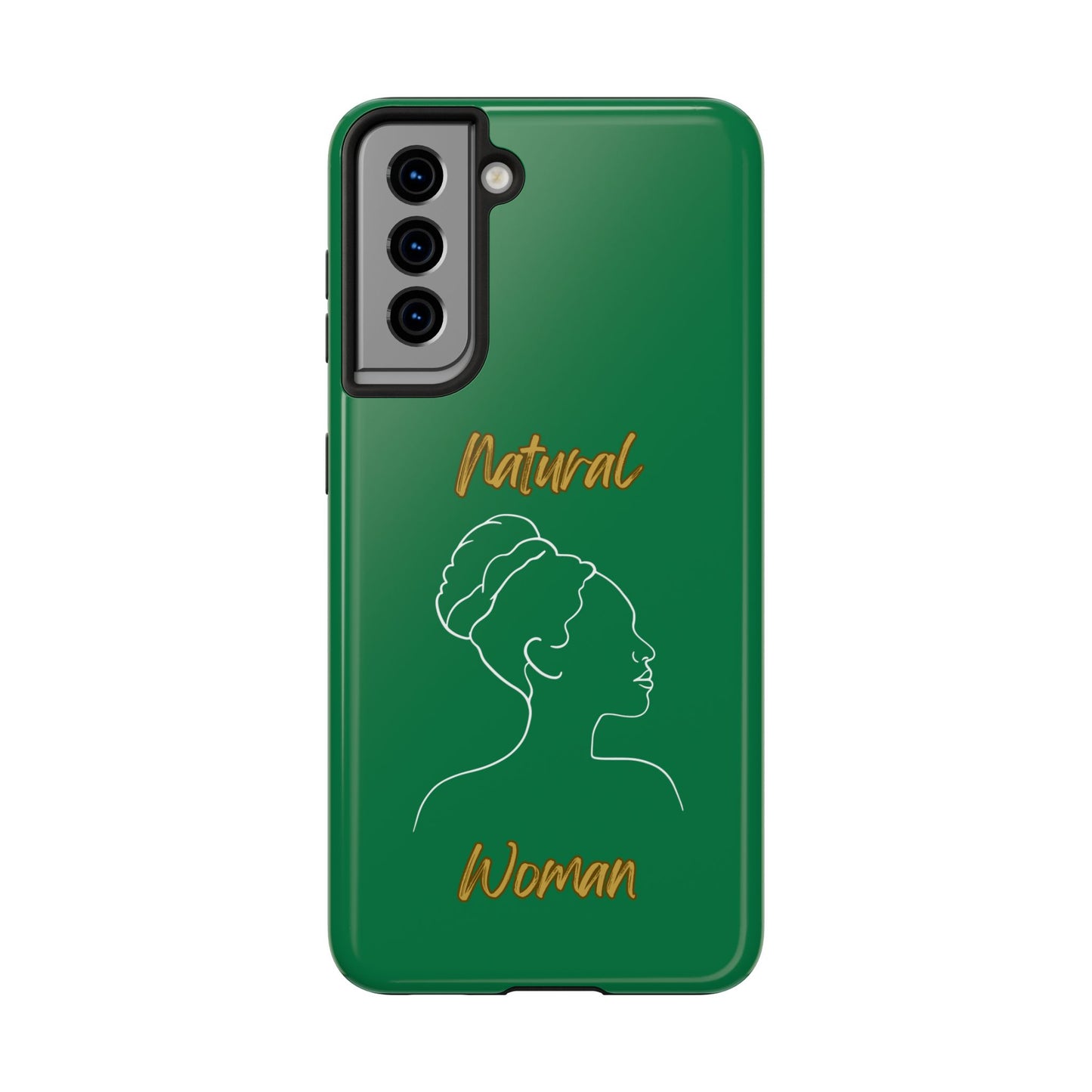 Natural Woman Mixed (WL)Tough Phone Cases DARK GREEN