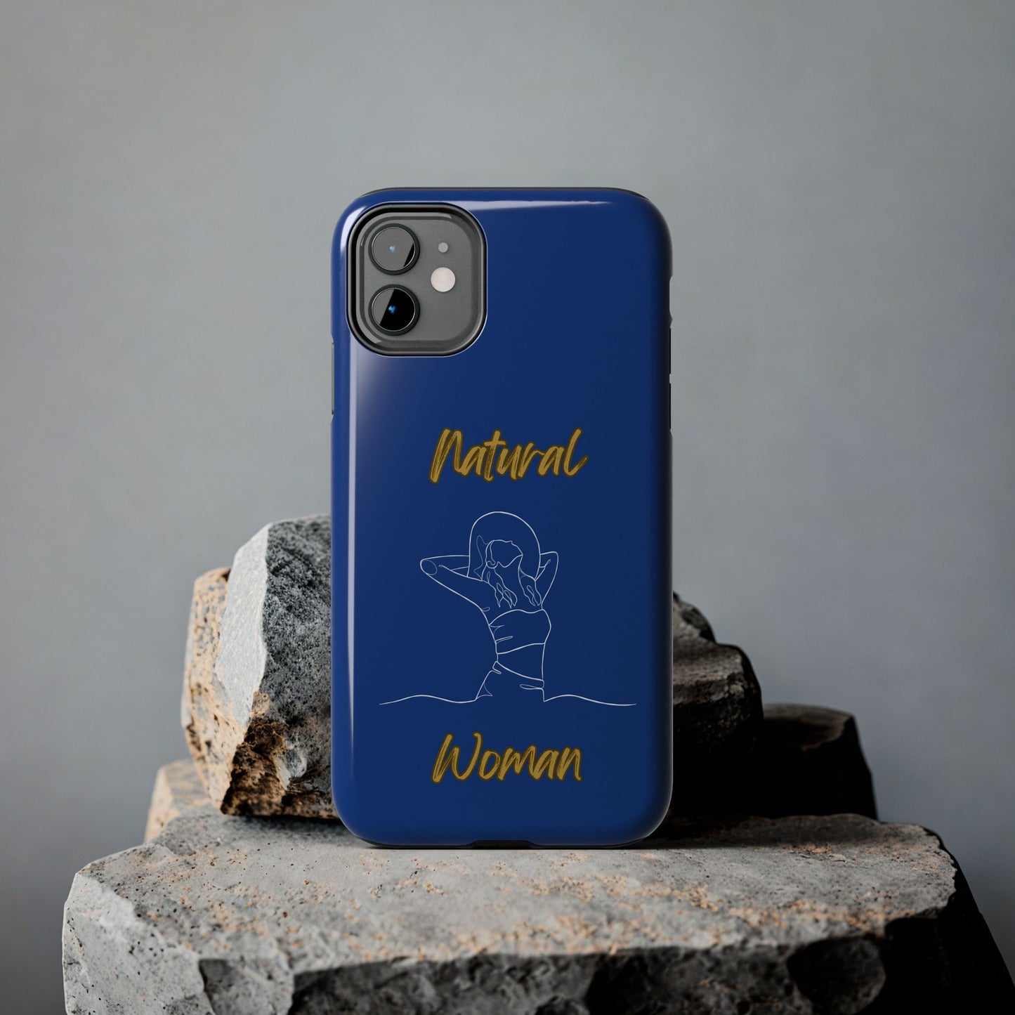 Natural Woman Sun Fun (WL)Tough Phone Cases DARK BLUE