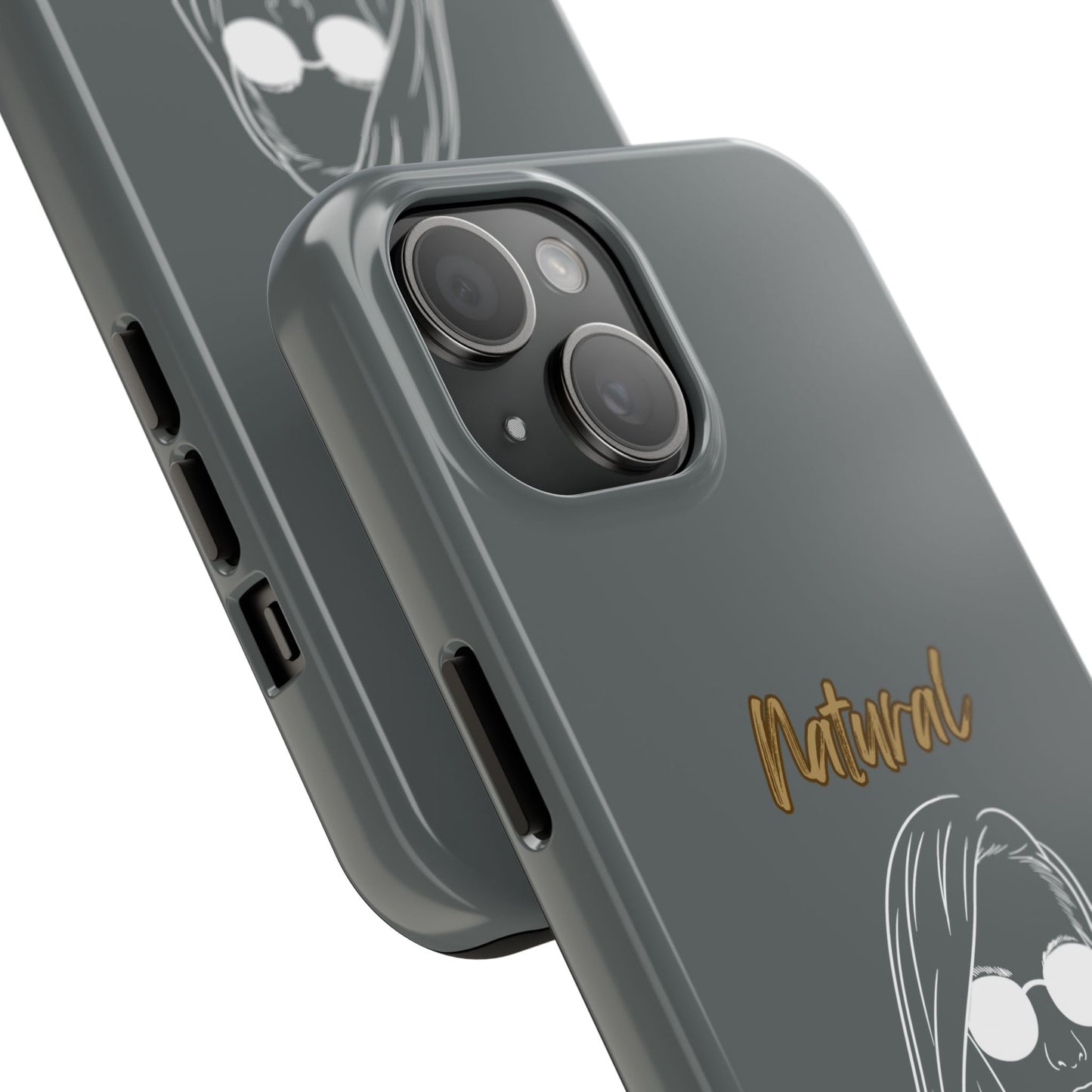 Natural Woman Shades (WL)Tough Phone Cases DARK GREY
