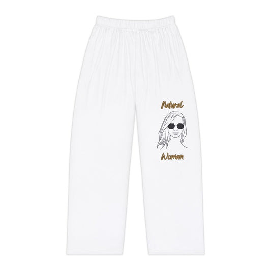 Natural Woman Shades (BL) Women's Pajama Pants WHITE