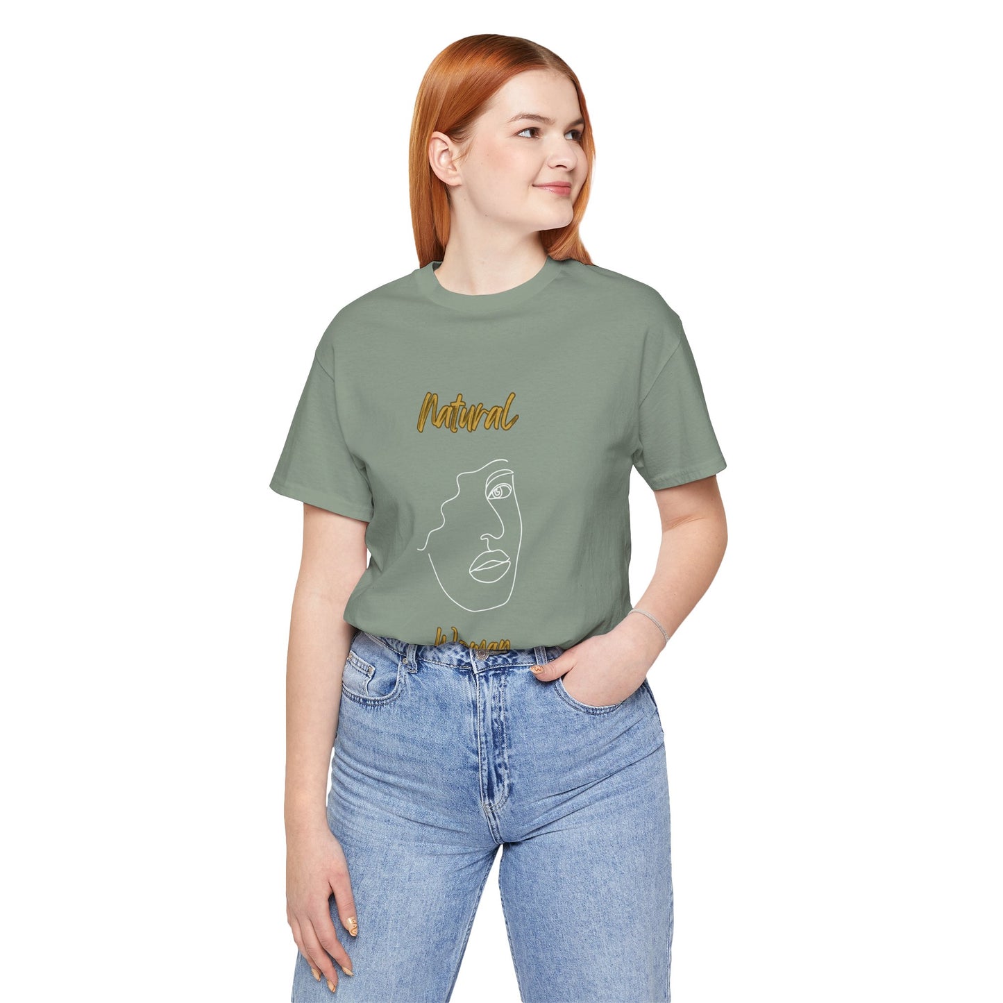 Natural Woman Peekaboo (WL) Short Sleeve T-Shirt