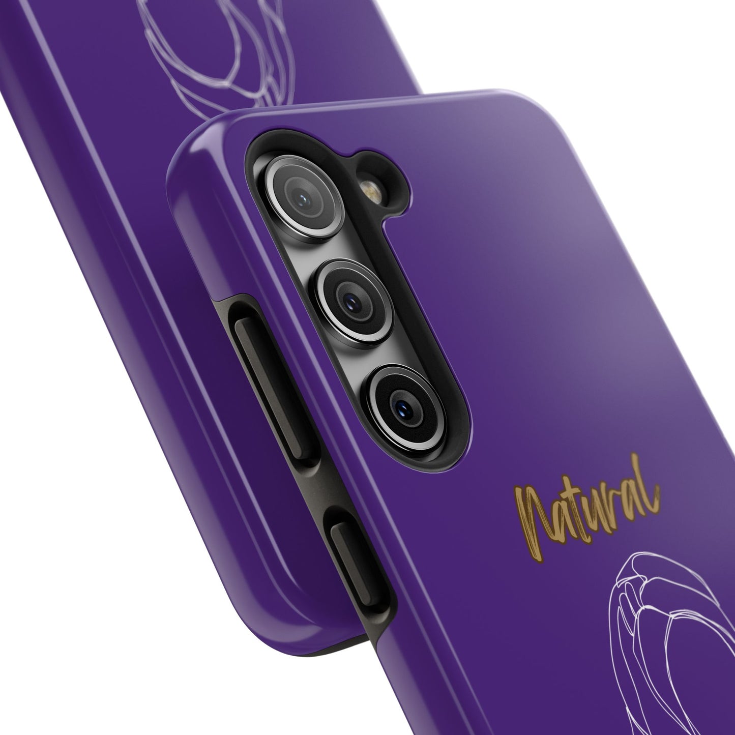 Natural Woman Towel Wrapped (WL)Tough Phone Cases PURPLE