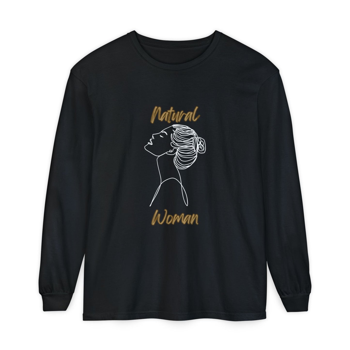 Natural Woman Wet Bun (WL) Long Sleeve T-Shirt