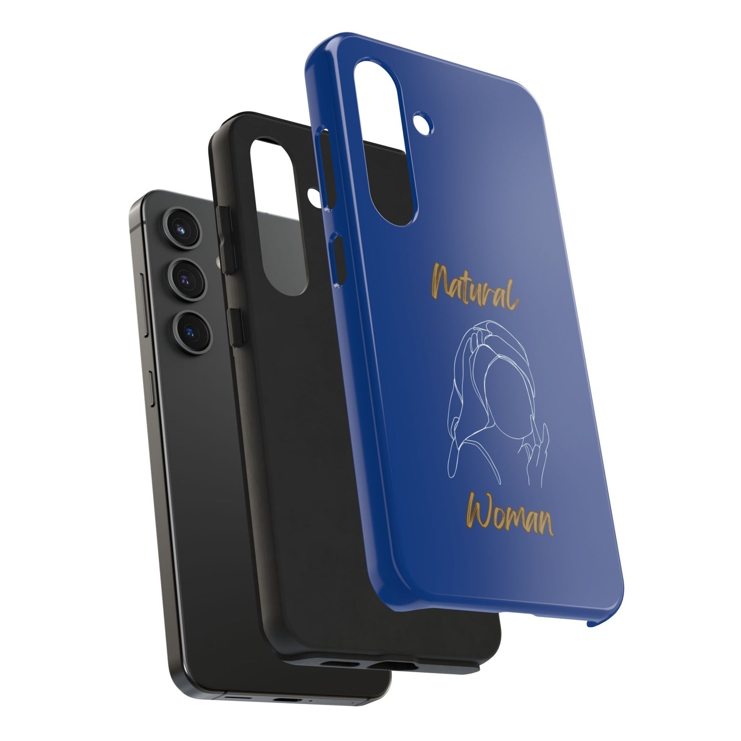Natural Woman Towel Wrapped (WL)Tough Phone Cases DARK BLUE