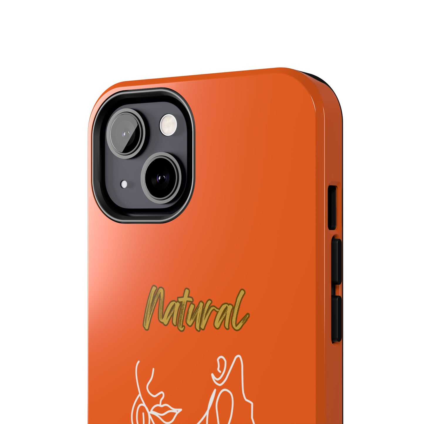 Natural Woman Lips (WL)Tough Phone Cases ORANGE
