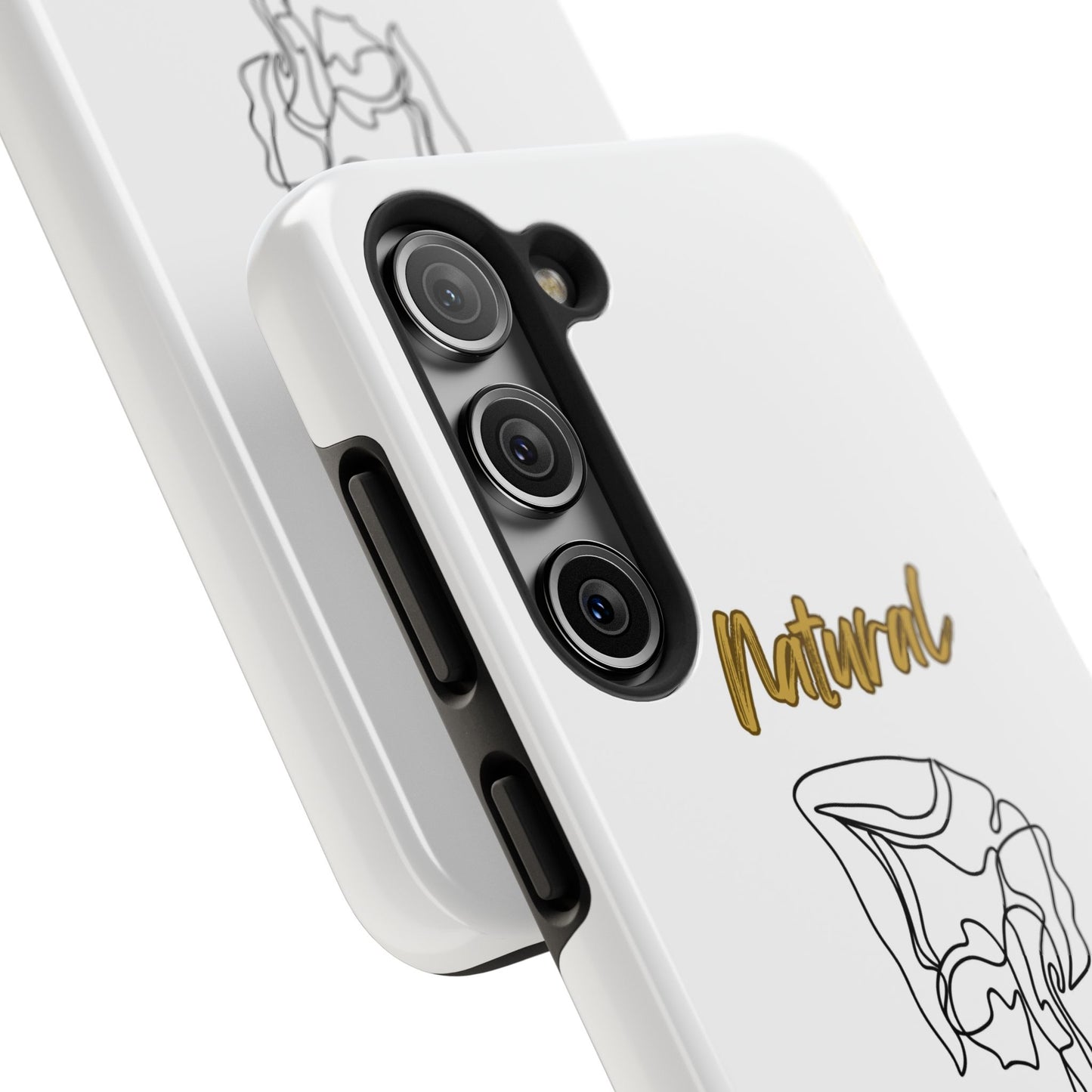 Natural Woman Flexible (BL)Tough Phone Cases WHITE