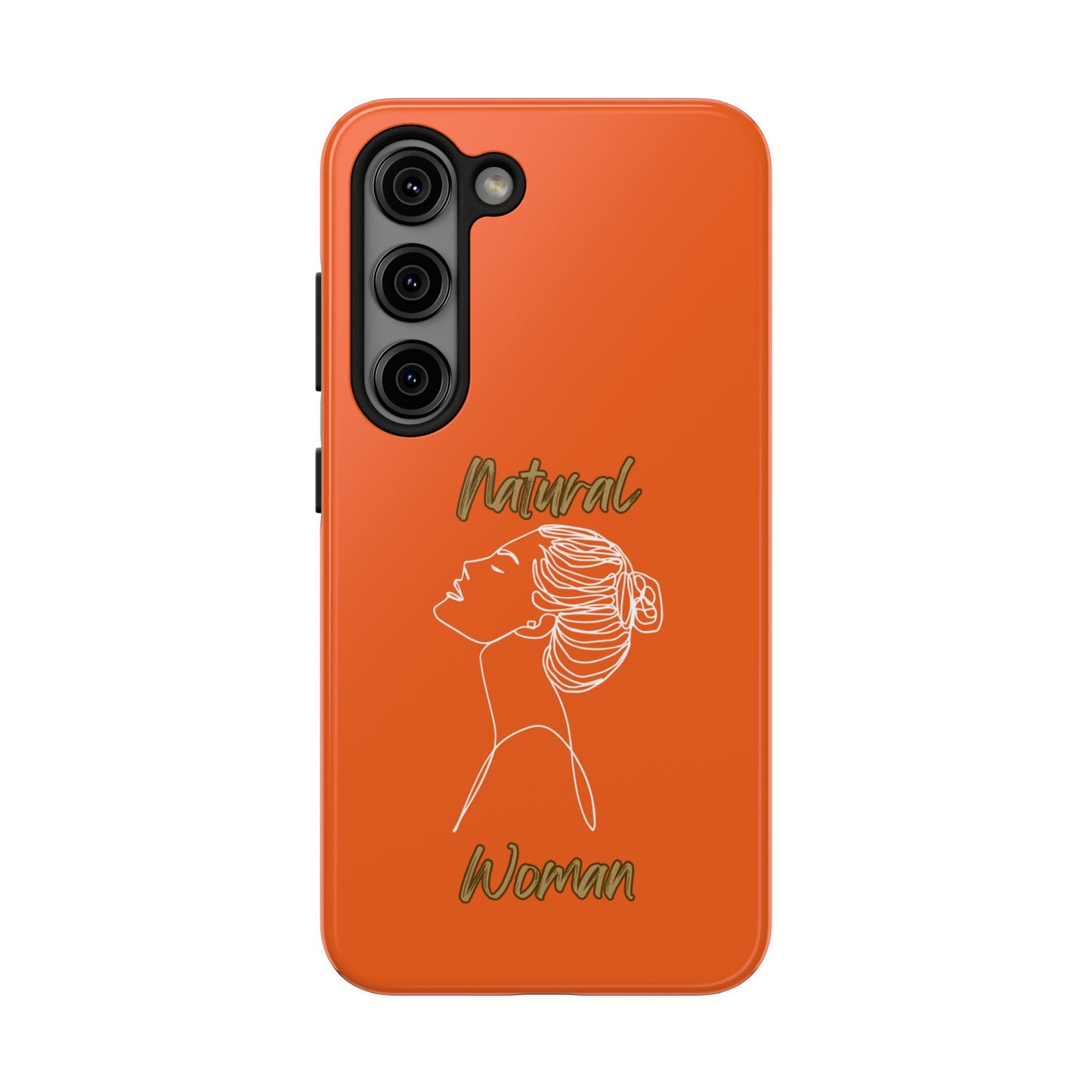 Natural Woman Wet Bun (WL) Tough Phone Cases ORANGE