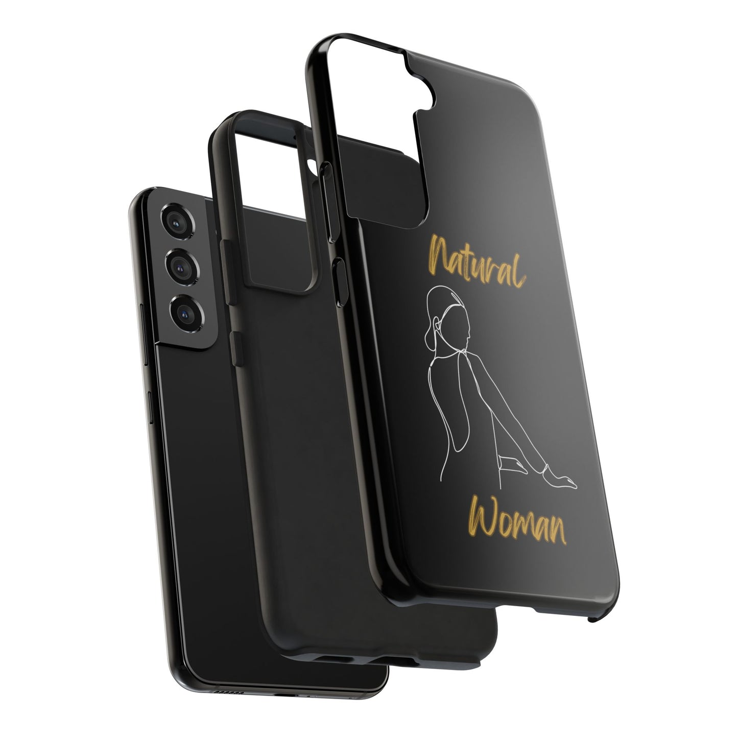 Natural Woman Hands Free (WL)Tough Phone Cases BLACK