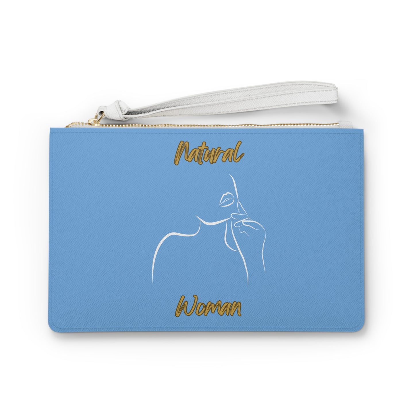 Natural Woman Chin Up (WL) Clutch Bag LIGHT BLUE