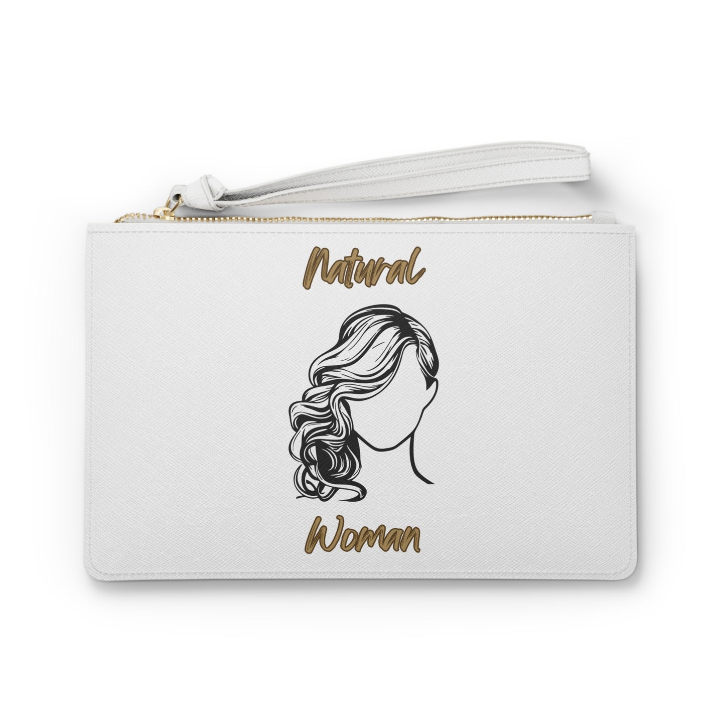Natural Woman Long Curl (BL) Clutch Bag WHITE