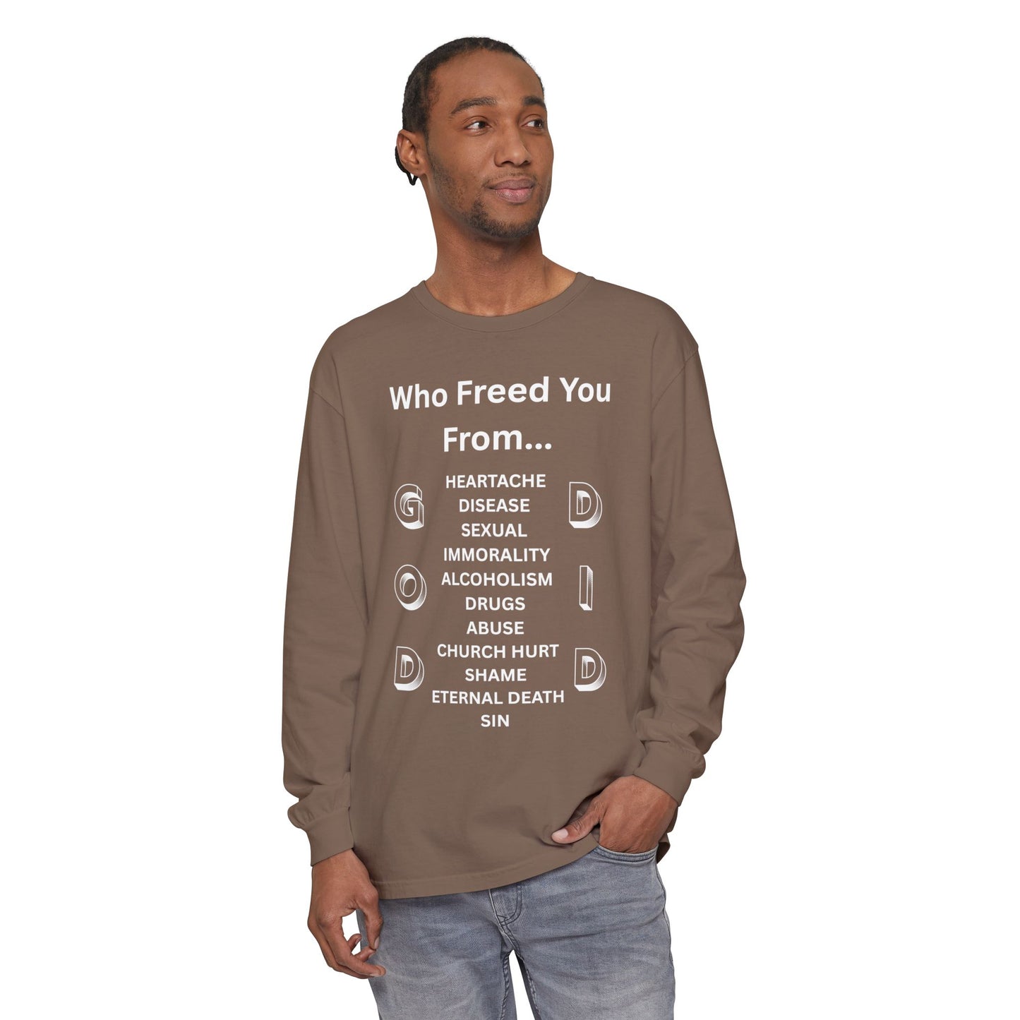 "GOD DID" (WL) Long Sleeve T-Shirt
